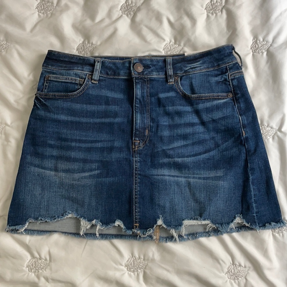 Denim Hi-Rise Mini skirt